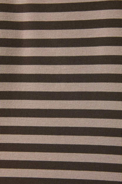 SHORT SLEEVE ROUND NECK STRIPED BABY TEE