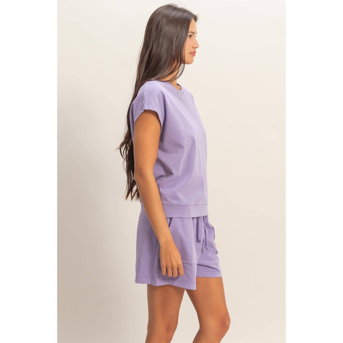 Sleeveless Shorts Set