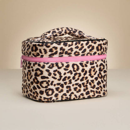 Leopard Pattern Print Pouch Bag / Organizer