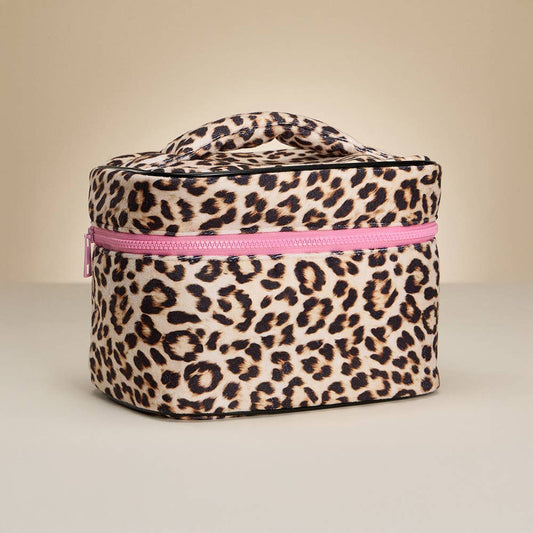 Leopard Pattern Print Pouch Bag / Organizer