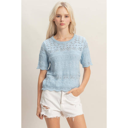 Textured Knit Top