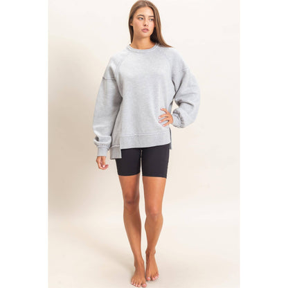 Raw Edge Sweatshirt