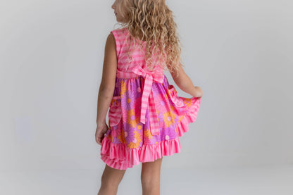 Kids Pink Retro Daisy Set