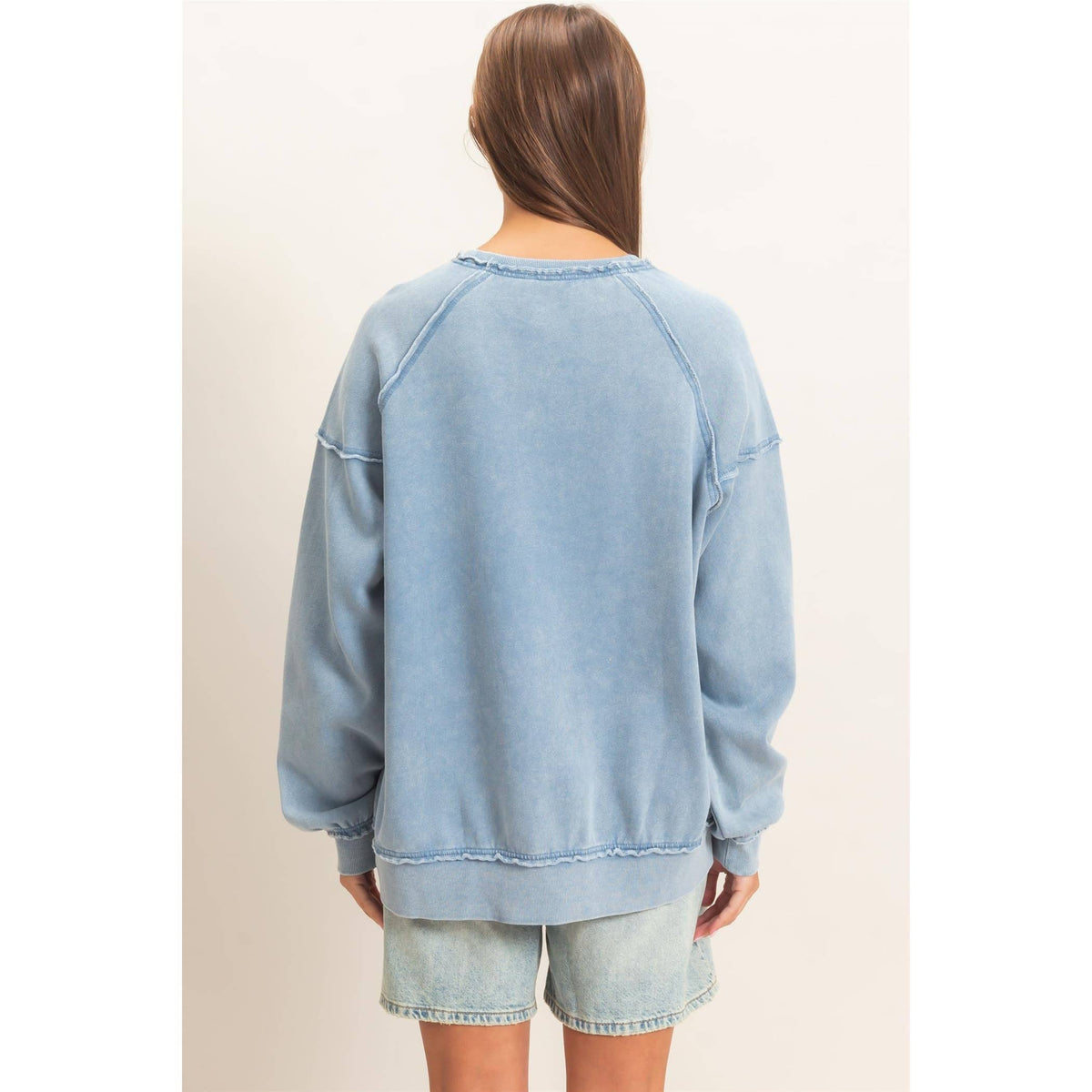 Raw Edge Sweatshirt