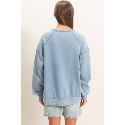 Raw Edge Sweatshirt