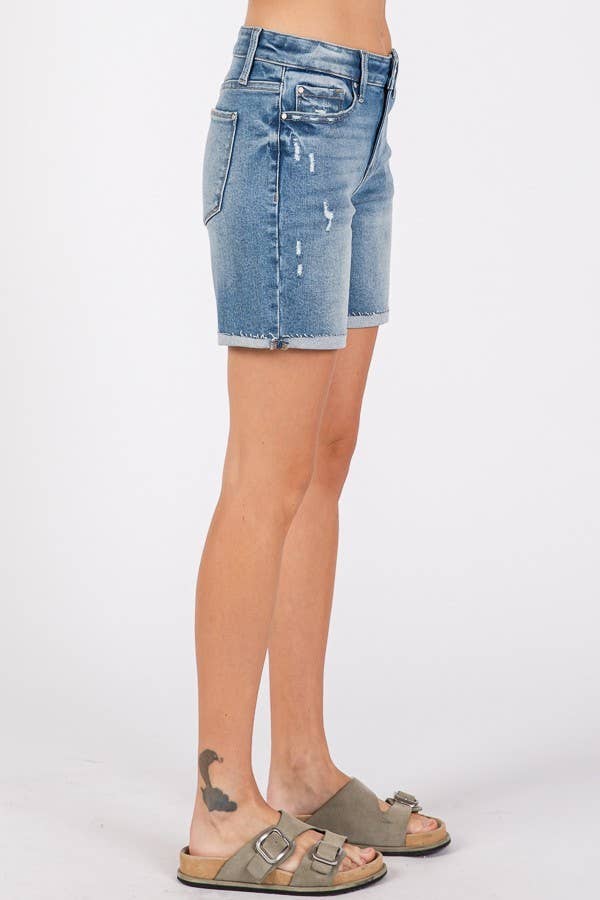 Petra Midi Jean Shorts