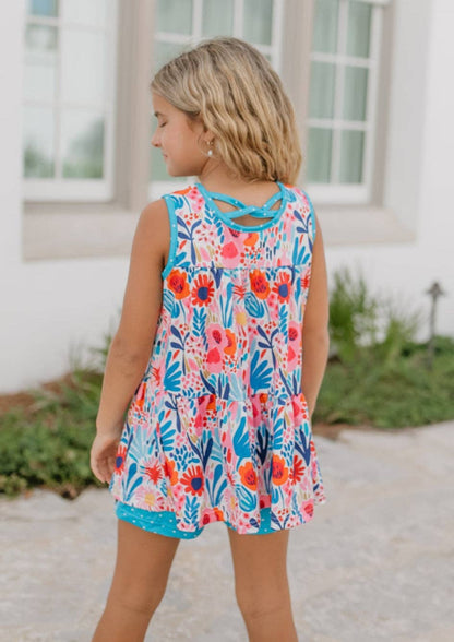 Girls Wild Floral Spring Set