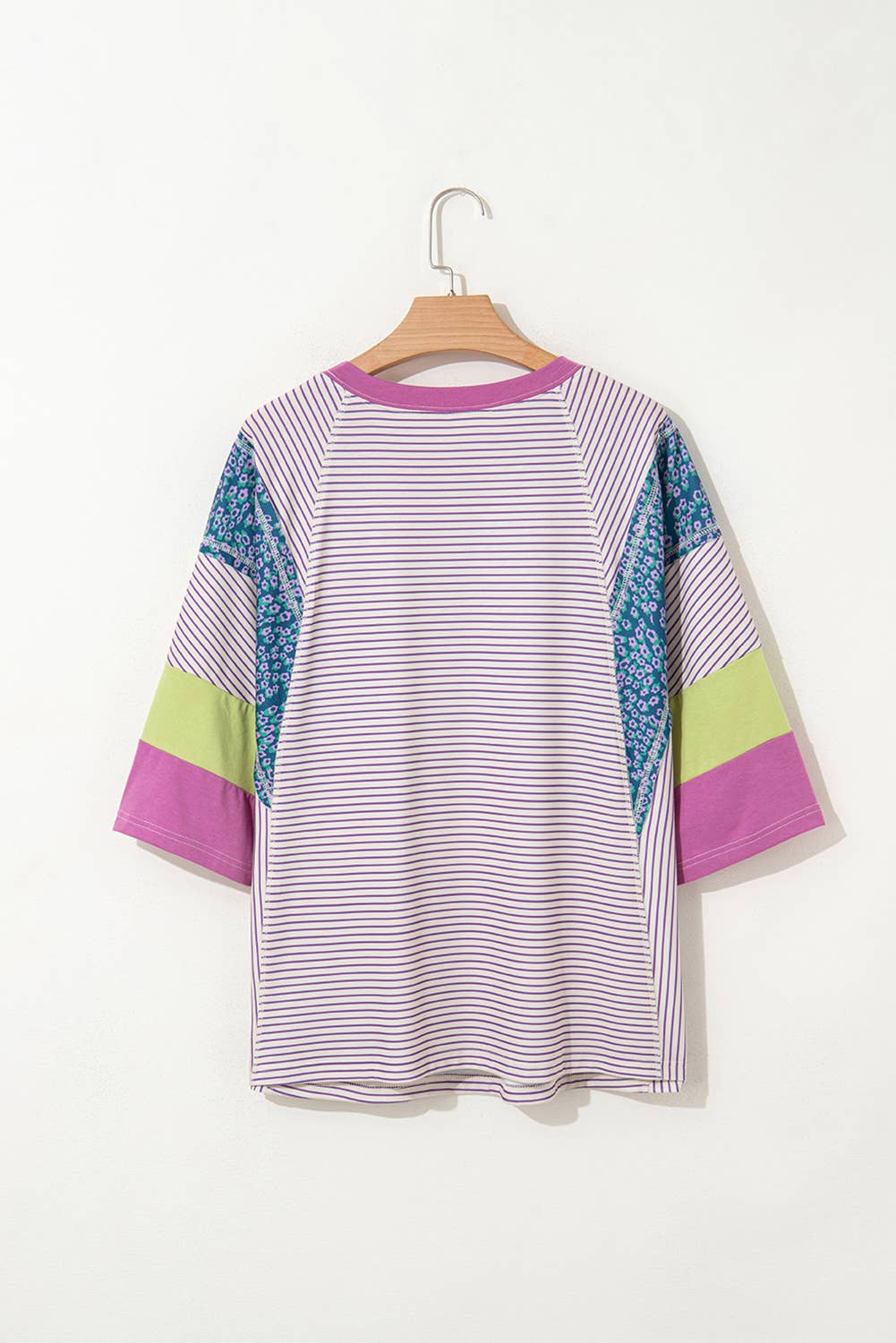 Stripe Floral Top