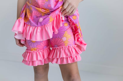 Kids Pink Retro Daisy Set
