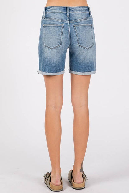 Petra Midi Jean Shorts