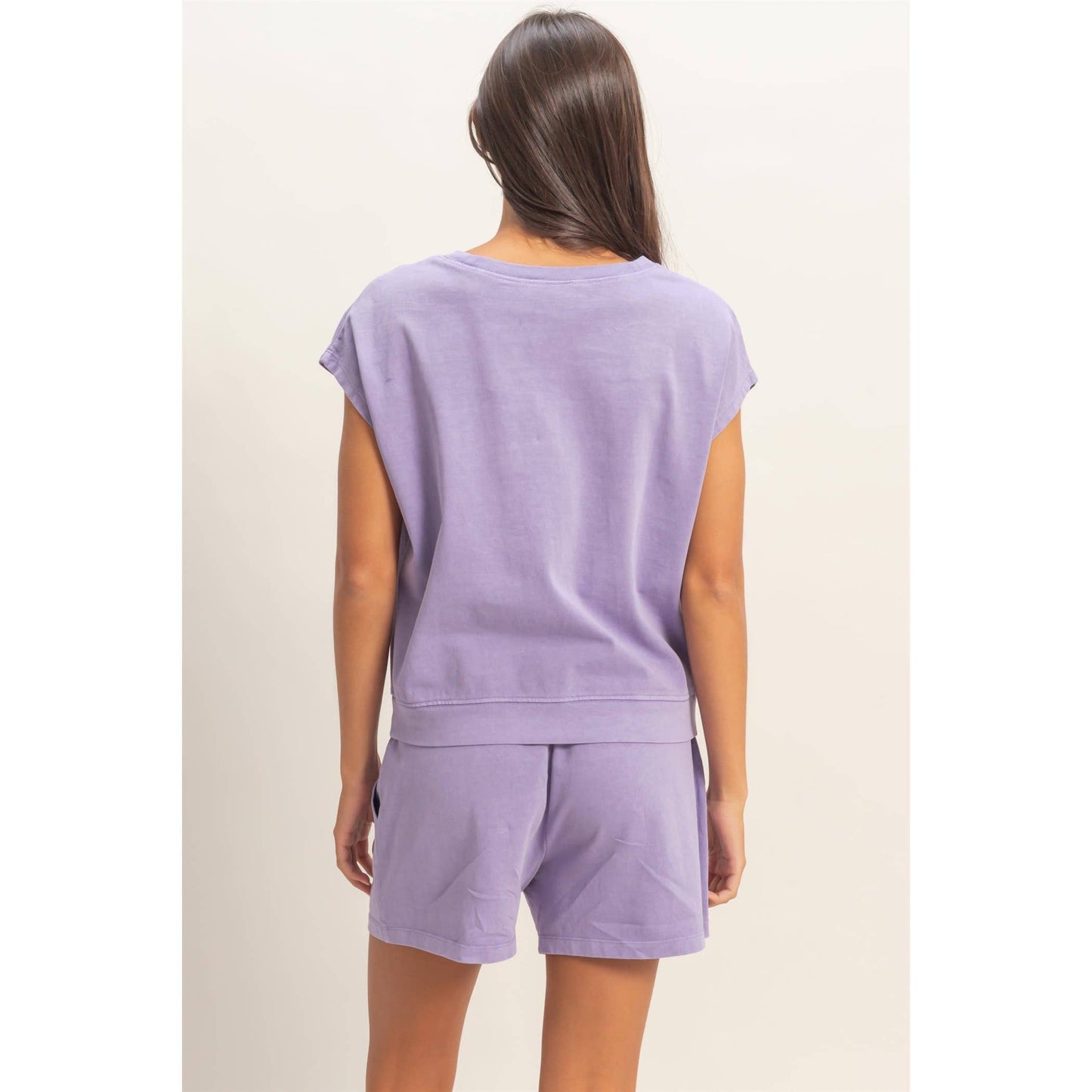 Sleeveless Shorts Set