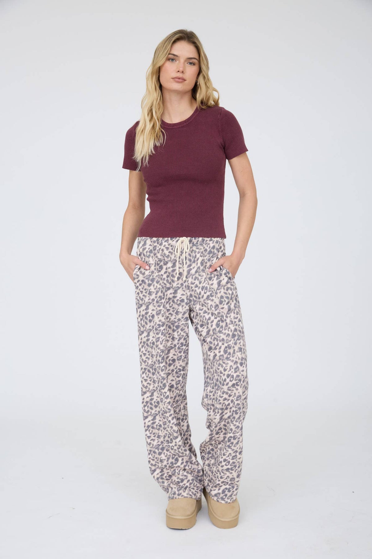 WASHED RIBBED CROP