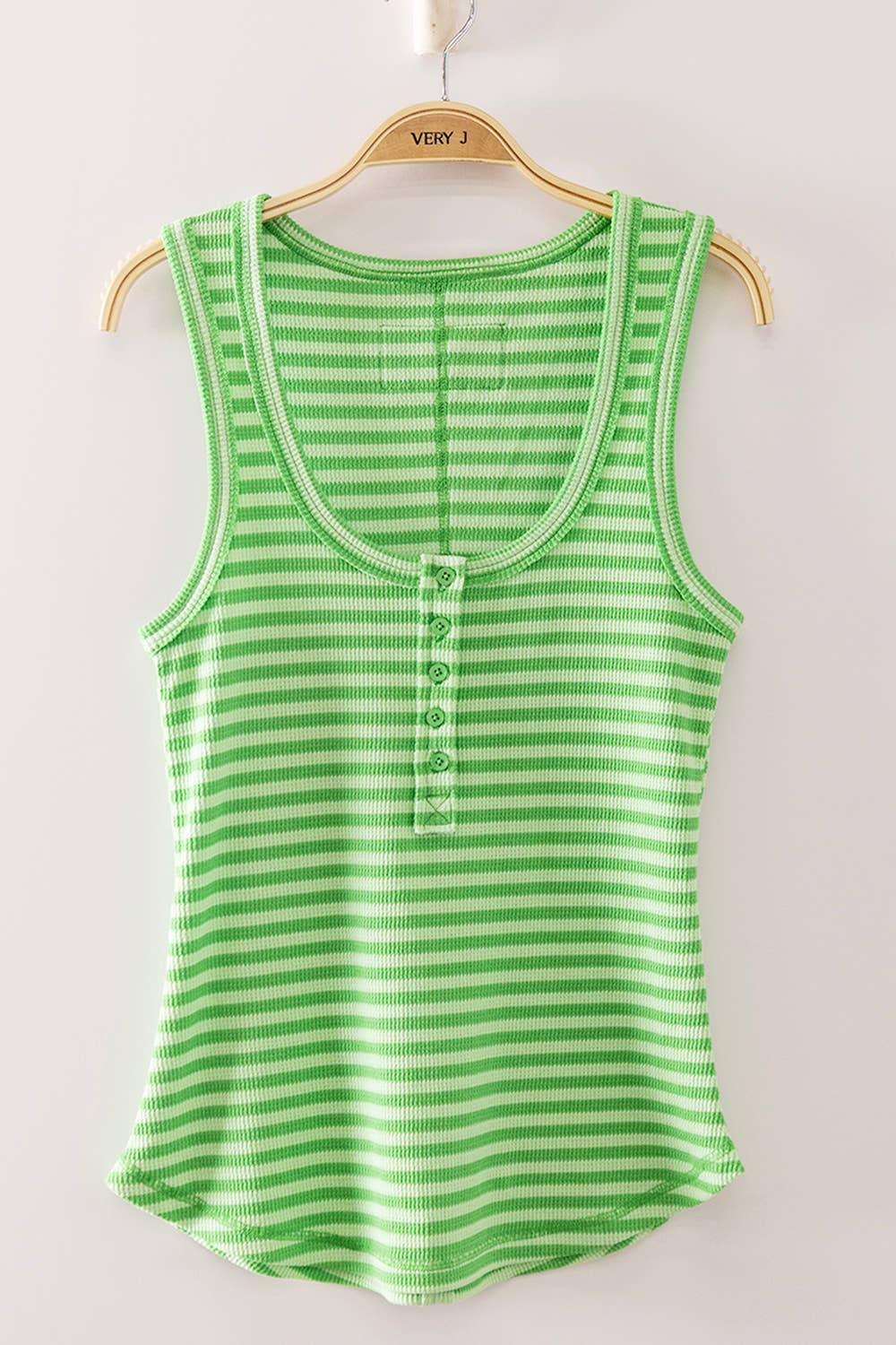 Striped Button Down Tank