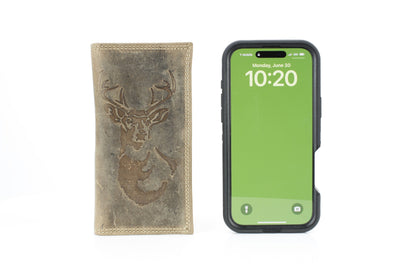 Men’s Rodeo Wallet with Deer Emboss ABMWVT 07