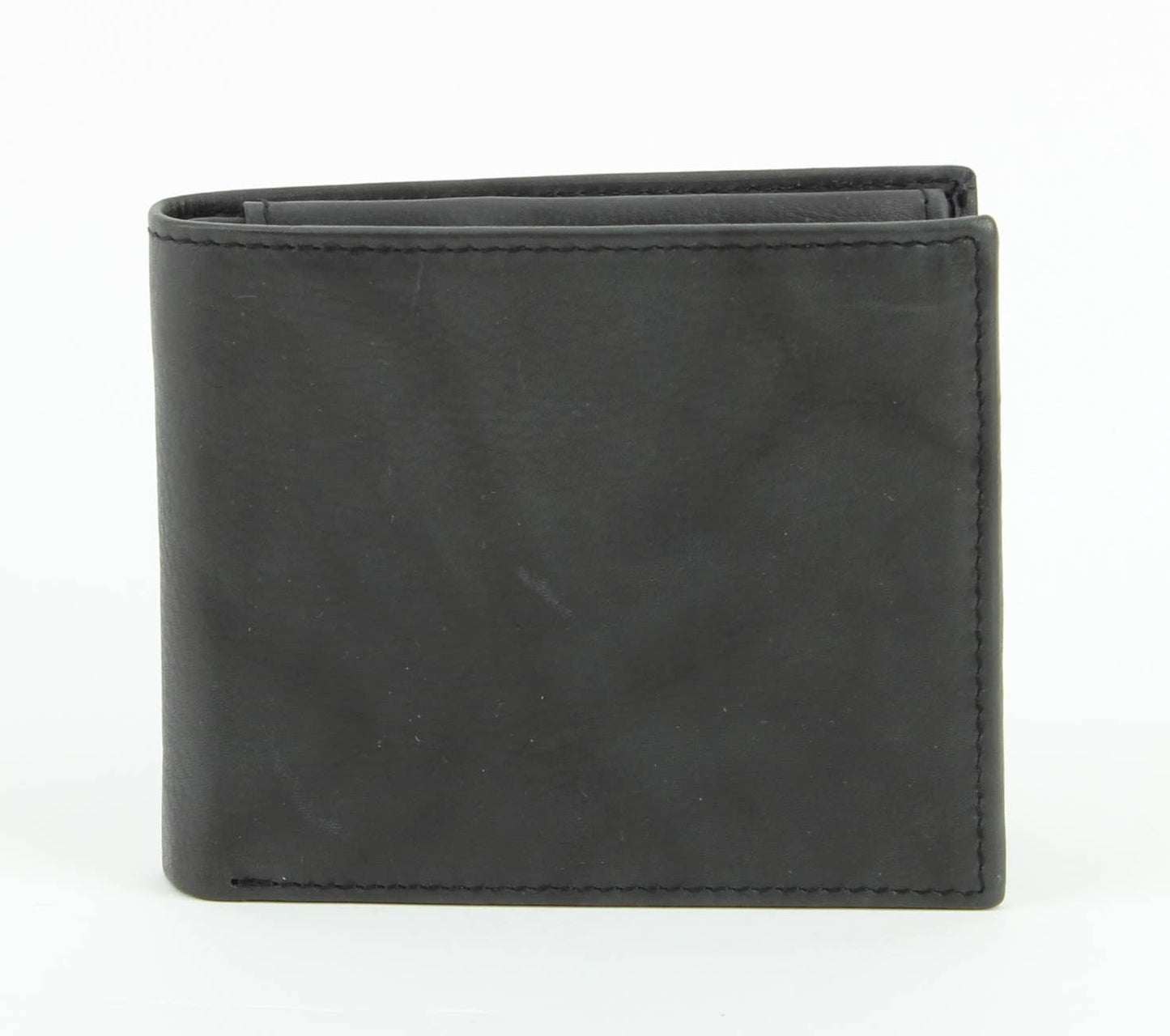 Bi-Fold Leather Wallet with Top Flap 15714