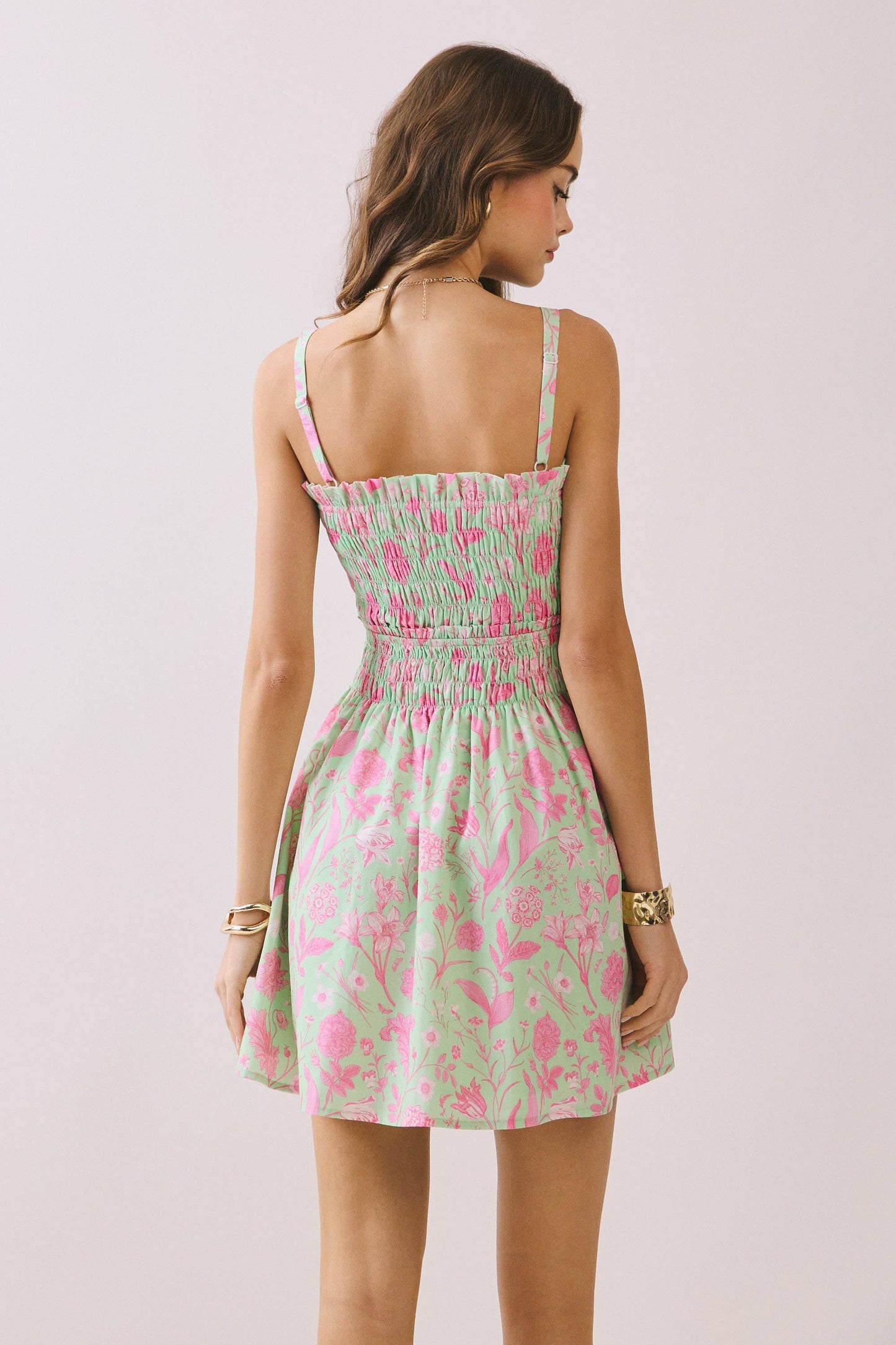 Floral Smocked Dress