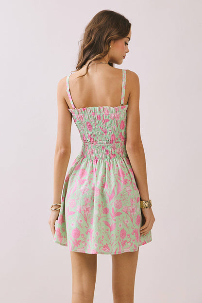 Floral Smocked Dress