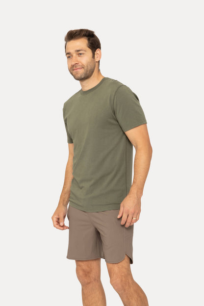 Pima Cotton Blend Short Sleeve Tee