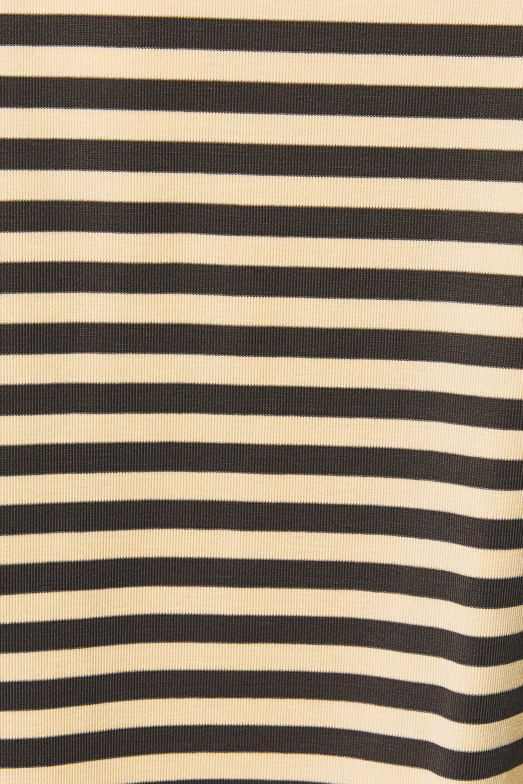 SHORT SLEEVE ROUND NECK OVERSIZED STRIPE T-SHIRT