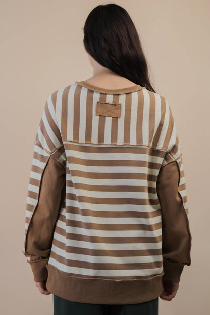 Oversized Striped Top