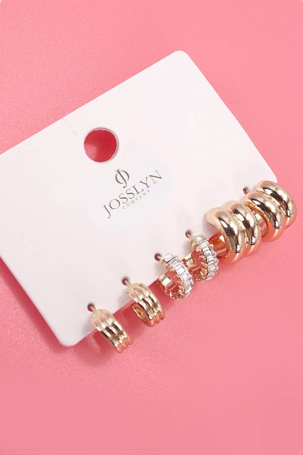 DOUBLE HOOP EARRINGS