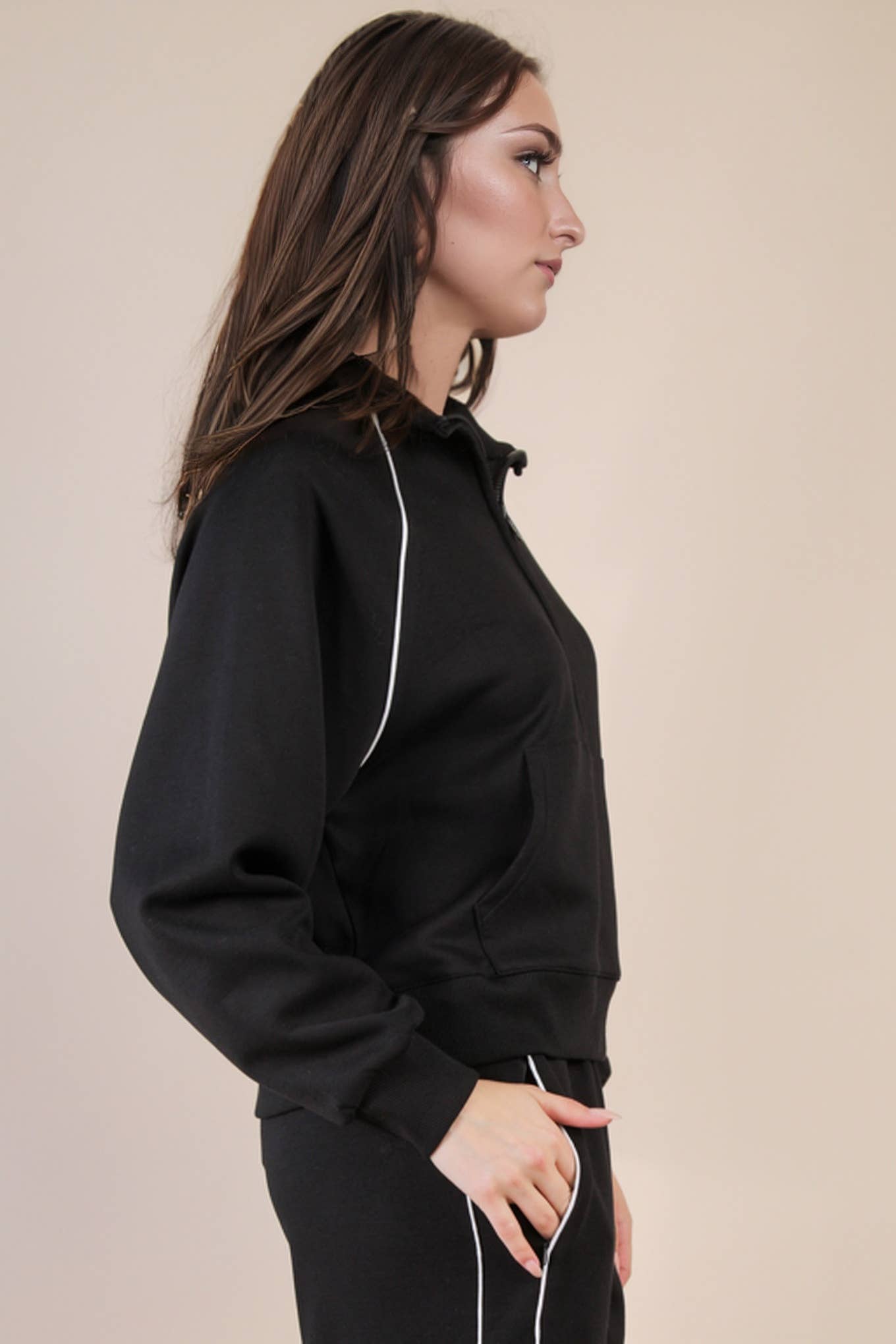 Half Zip Scuba Pullover