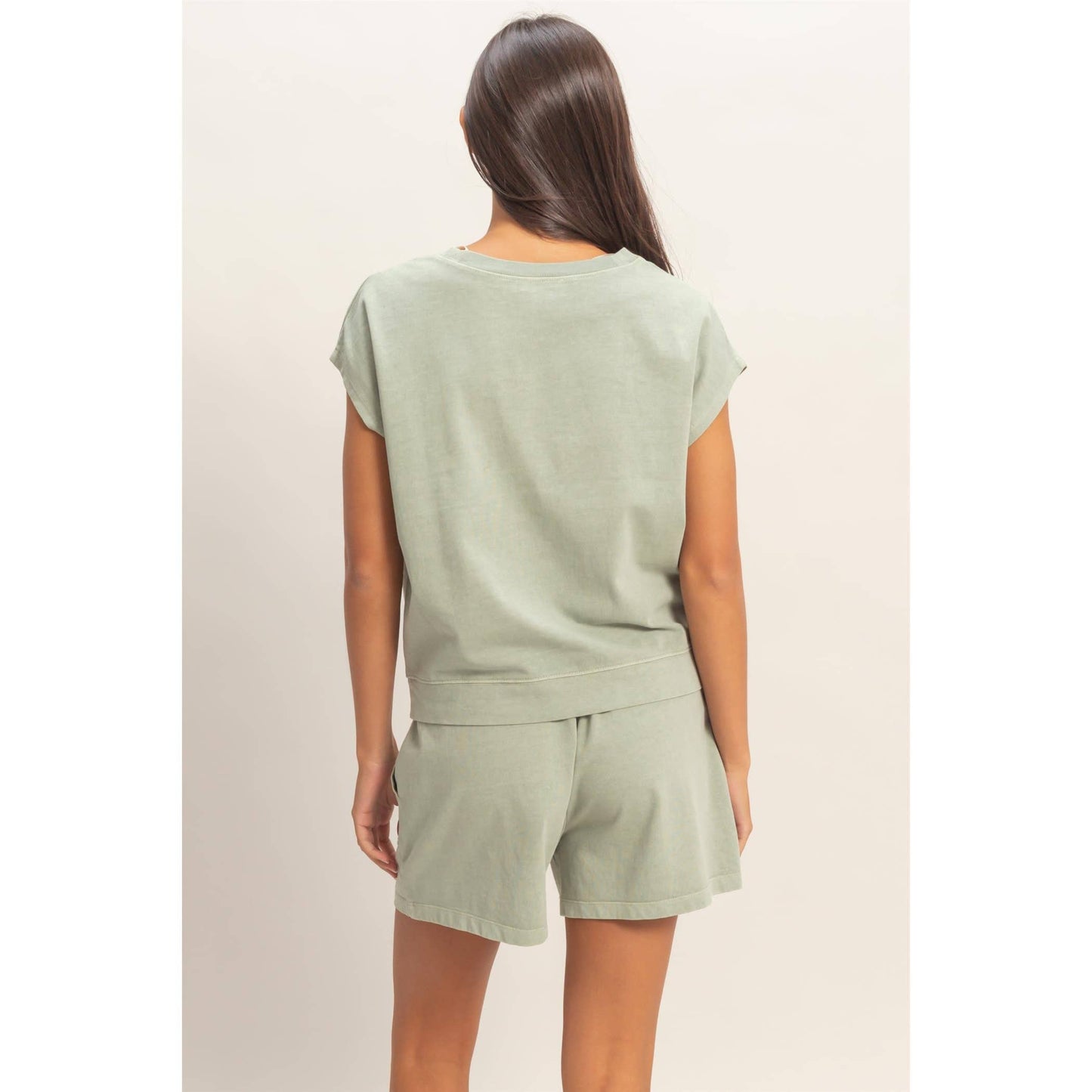 Sleeveless Shorts Set