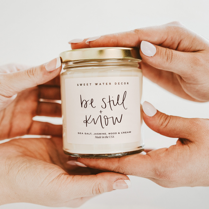 Be Still and Know Soy Candle
