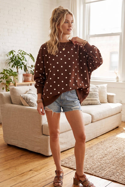 Oversized Polka Dot Scuba