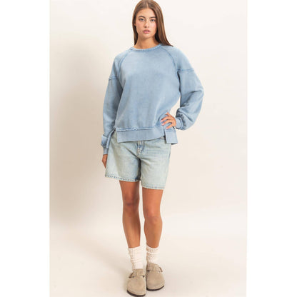 Raw Edge Sweatshirt