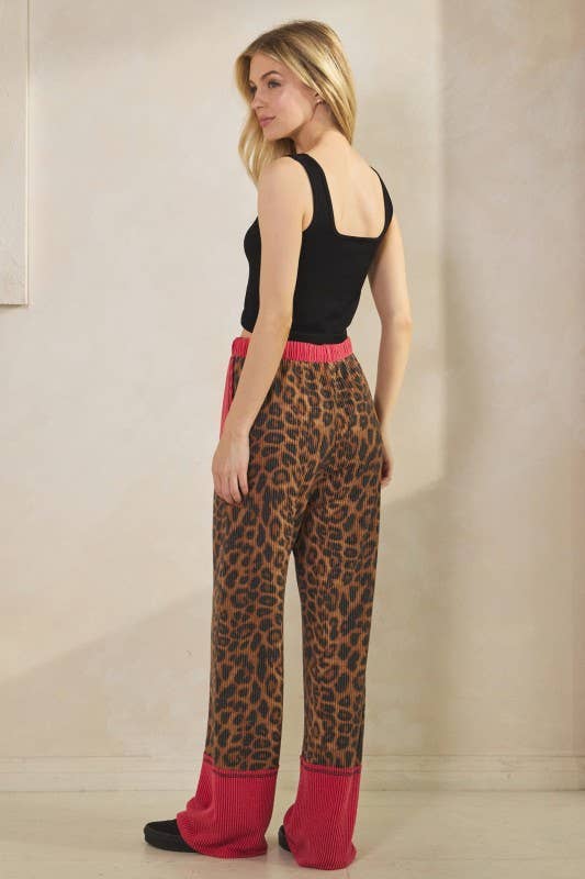 Leopard URBAN RIBBED PANTS