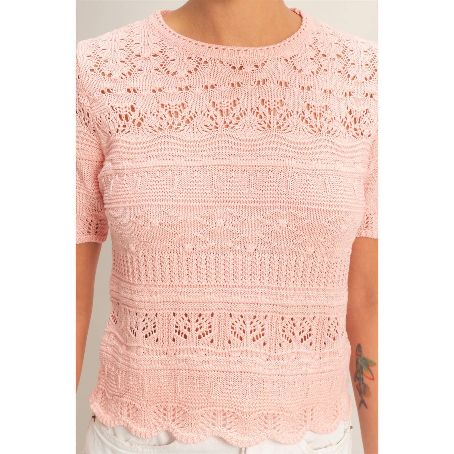 Textured Knit Top