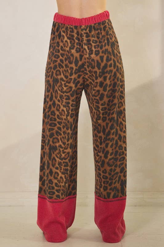 Leopard URBAN RIBBED PANTS