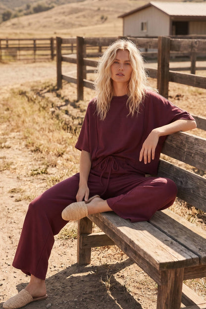 Boxy Top & Wide Pant Set