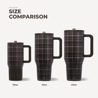 Flannel HydroJug 32 oz Traveler Tumbler