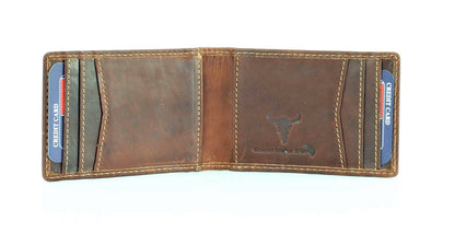 American Bison Bifold Money Clip