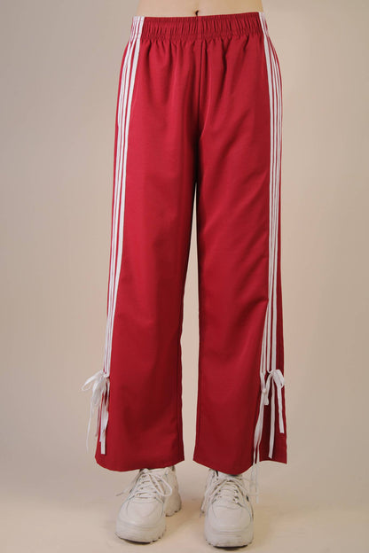 Side Ribbon Jersey Pants