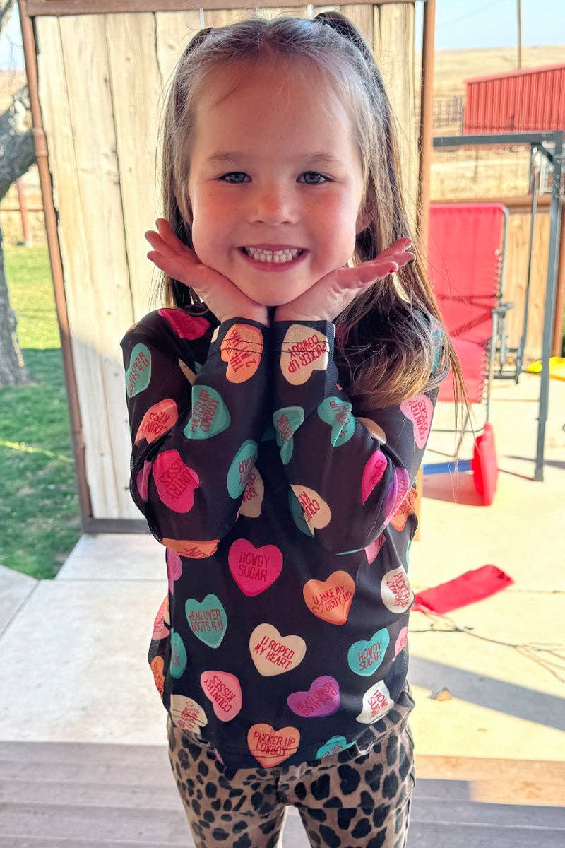 Sweetheart Mesh Top - KIDS