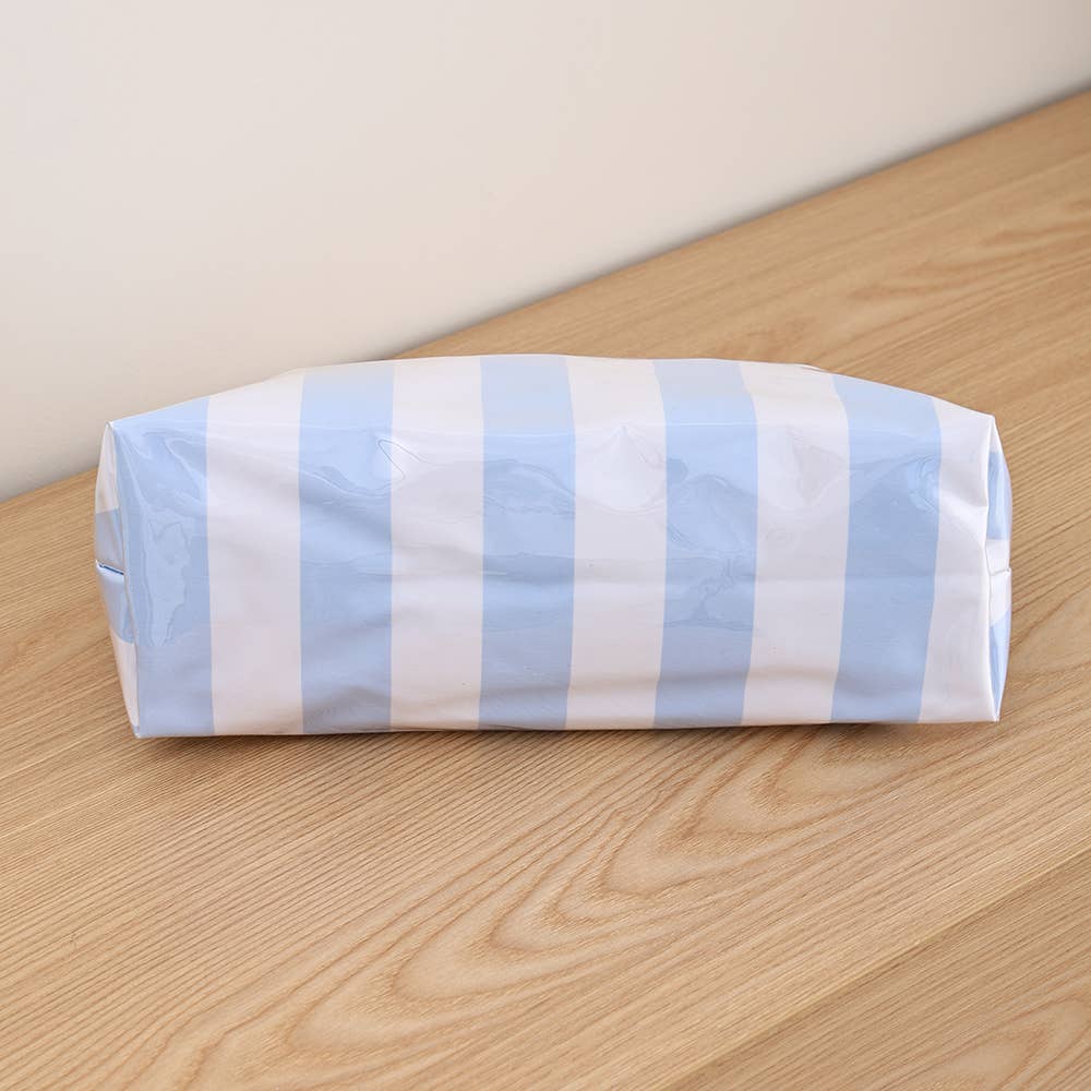 Waterproof Cosmetic Case PVC Make up Bag Fun Stripes