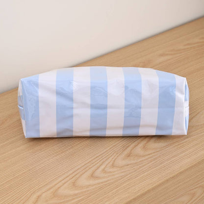 Waterproof Cosmetic Case PVC Make up Bag Fun Stripes