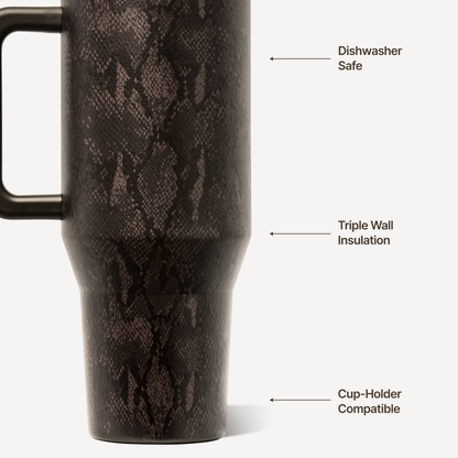Snakeskin HydroJug 40 oz Traveler Tumbler