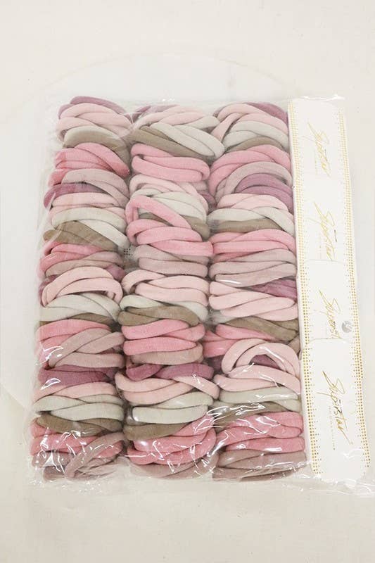 16-Pcs Mauve Tone Hair Tie Set