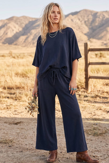 Boxy Top & Wide Pant Set