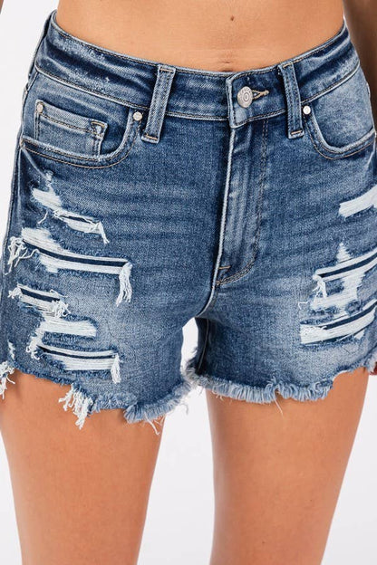 Petra HIGH RISE PATCHED SHORTS