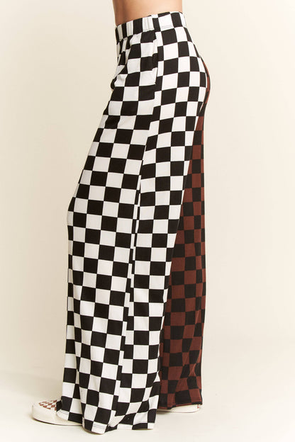 SPLIT DECISION CHECKERED PANTS