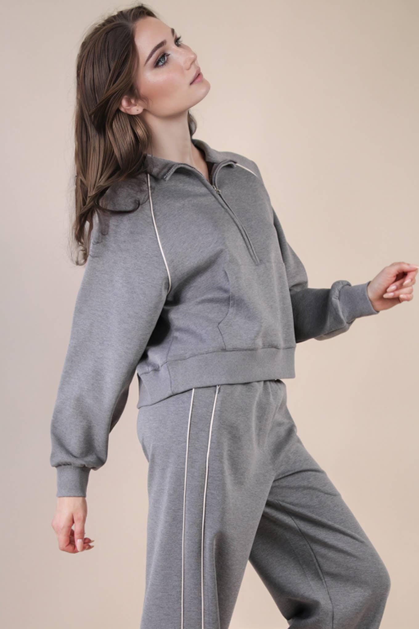 Half Zip Scuba Pullover