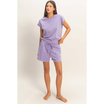 Sleeveless Shorts Set