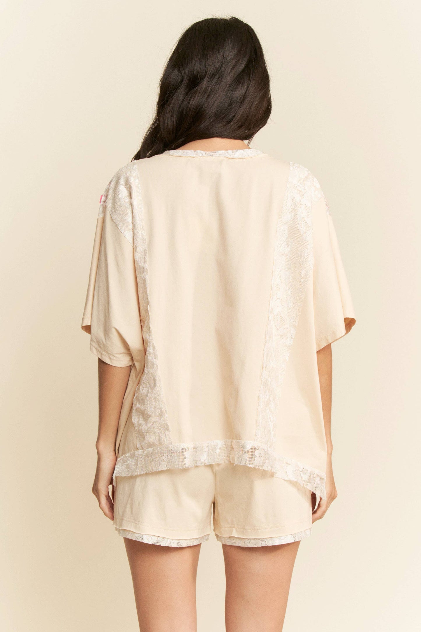 FLORAL PATCHWORK TOP