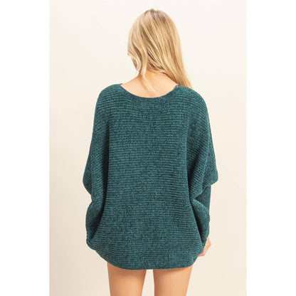 Oversized Boat Neck Sweater