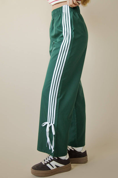 Side Ribbon Jersey Pants